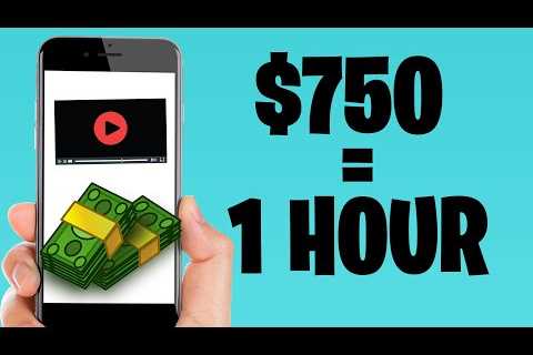 Make $750 Per Hour For Watching Videos Online! (Make Money Watching Videos 2022)