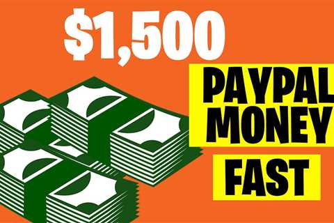 Get Paid $1,500 In PayPal Money Instantly! (Make PayPal Money For Beginners)