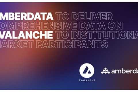 Amberdata provides institutional market participants with comprehensive avalanche data