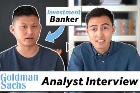 Interview with a Goldman Sachs Investment Banker in NYC