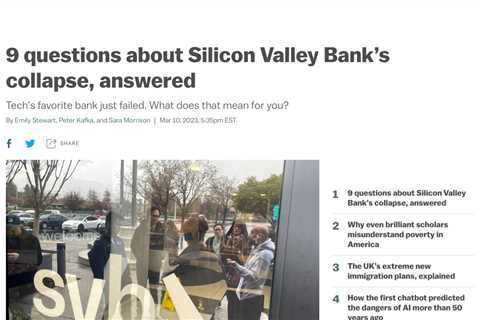 Silicon Valley Bank Shuts Down: FDIC Appointed Receiver, Government Backs Insured Deposits