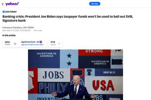 Biden Reassures Americans: Banking System is Safe and Deposits are Protected