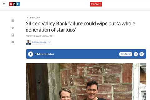 The Collapse of Silicon Valley Bank: A Warning to Banks Everywhere