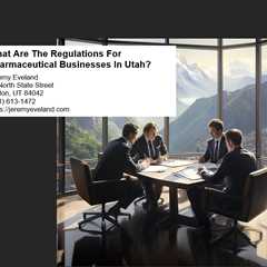 What Are The Regulations For Pharmaceutical Businesses In Utah?