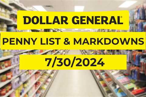 Greenback Normal Penny Listing & Markdowns | July 30, 2024 – Penny Pinchin’ Mother